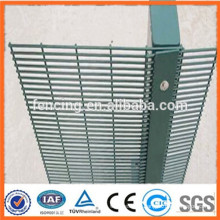 Powder coated 358 high security fence panel with anti climb